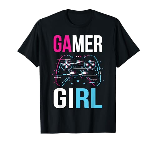 Controller Ragazza Gamer Girl Regalo Per Donne Gaming Maglietta