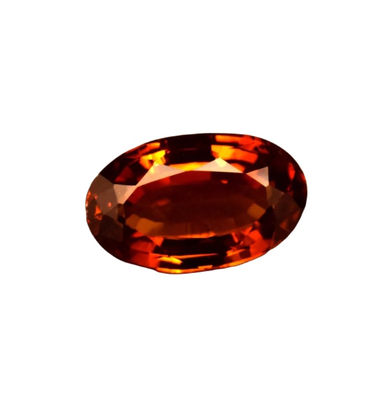 Saphir orange naturel à facettes pour créer vos propres bijoux personnalisés en atelier