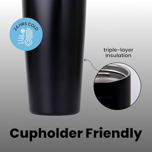 Image of CYNVEXA Personalized with Your Name, Tumbler with lid and Straw 900ML Cup Stainless Steel Vacuum Insulated Tumbler for Water, Iced Tea or Coffee,Office Gym Travelling (30-oz Black)