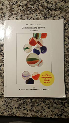 Communicating at Work 9814646660 Book Cover