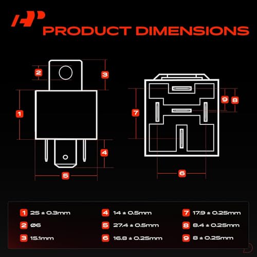 Relais SPST 12V 5 broches robuste pour circuits électriques exigeants auto - 3