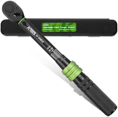 1/4-Inch Drive Click Torque Wrench - 20-260 In-Lb/2.3-29.4Nm, Adj...