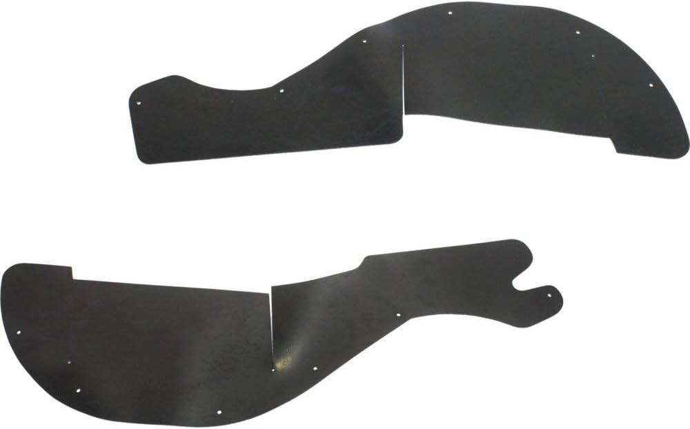 Evan Fischer Front Fender Liner Set of 2 Compatible With 1994-2004 Chevrolet S10 & 1994-2004 GMC Sonoma & 1995-2005 Chevrolet Blazer & 1995-2005 GMC Jimmy Plastic Driver and Passenger Side