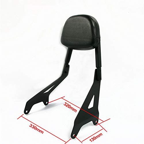 Detachable Backrest Sissy Bar With Pad Luggage Rack For Yamaha Bolt XV950 XVS950 2013 2014 2015 2016 2017 (For Yamaha Bolt B)