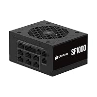 CORSAIR SF1000 (2024) Vollständig Modulares Geräuscharmes 80 Plus Platinum ATX-Netzteil – ATX 3.1-Kompatibel – PCIe 5.1-Fähig – SFX-to-ATX-Halterung im Lieferumfang Enthalten – Schwarz – Ansicht 1