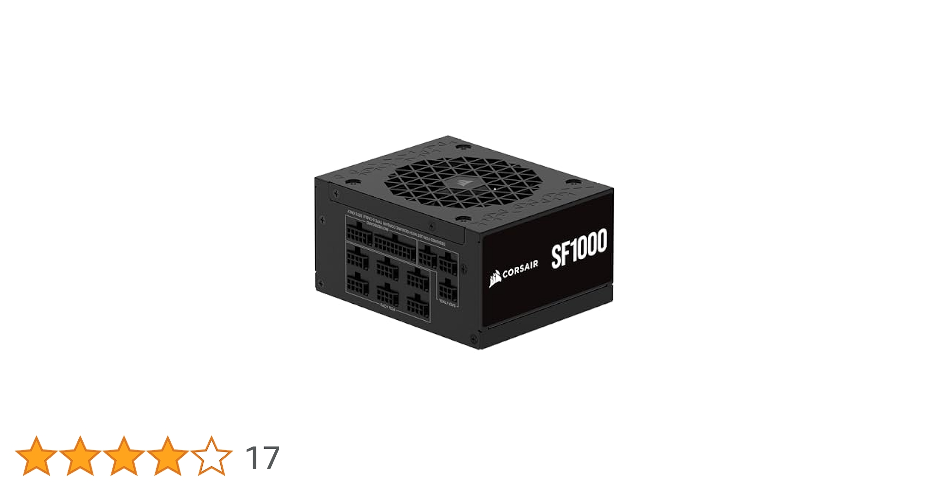 Corsair SF1000 SFX電源 SFシリーズ 完全モジュール式 80 PLUS Platinum SFX電源ユニット