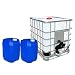 Adaptador IBC de 1000 L, de acero inoxidable, para grifos de drenaje...