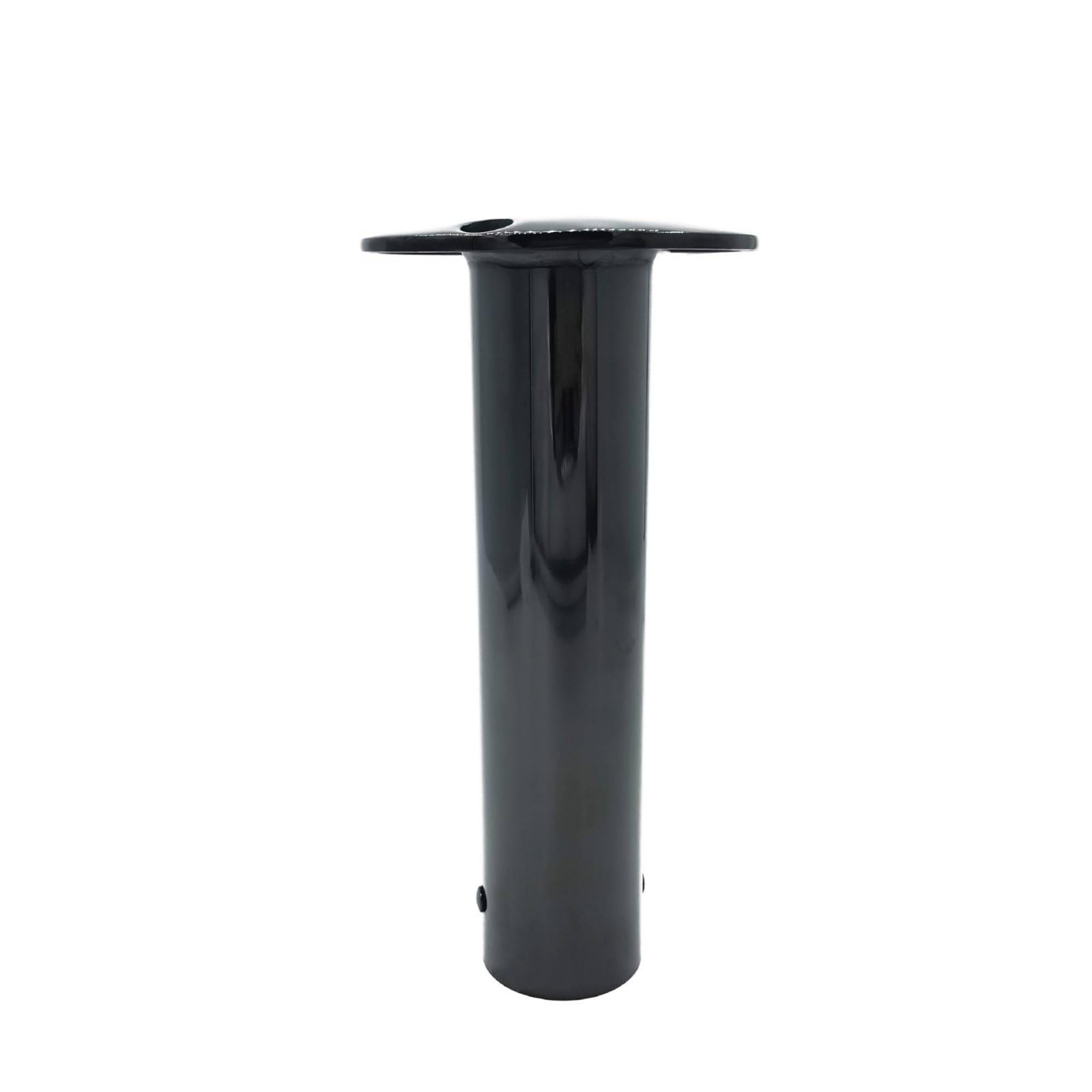Portacanne da Barca Portacanna Supporto Staffa Tubo Acciaio Inox PVD Superficie Liscia Facile da Pulire Resistente a Uso Frequente in Mare Adatto per , Nero