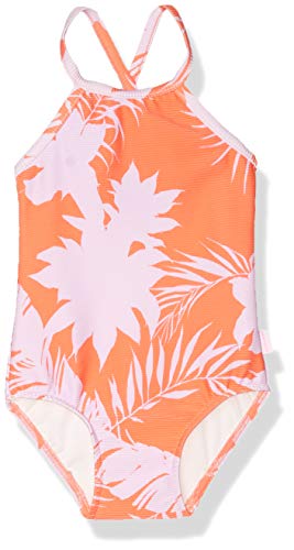Image of Seafolly Girls' High Neck Tank One Piece Swimsuit with Criss Cross Back