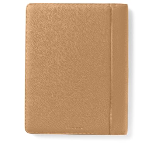 Leatherology Camel Standard Padfolio with Pen Loop - Thumbnail 4