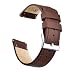 Ritche 20mm Quick Release Leather Watch Band Compatible with Samsung Gear S2 Watch Brown Genuine Leather Watch Bands for Men