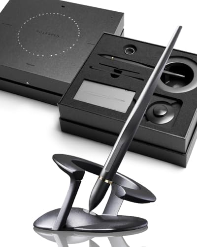 （05:00時点） novium Hoverpen Interstellar メテオライトエディション 本物の隕石付 スペースブラック ホバーペン ボールペン 油性 ギフトボックス入り ギフト プレゼント 高級 男性 オフィス プレミアム 特別感 航空宇宙用合金製 ノヴィウム