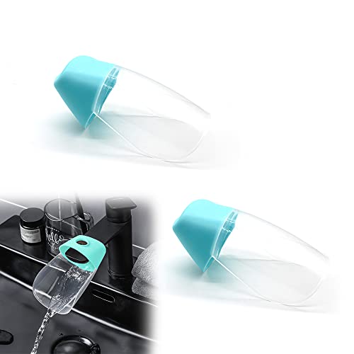 Xloey Faucet Extender, 2 Pack Faucet Extender for Toddlers - Kids Tub & Sink Faucet Extender, Sink Handle Extenders for Fits Most Faucets (Green)