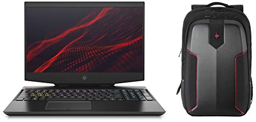 Image of HP Omen Core i7 9th Gen (16GB /1TB HDD + 512GB SSD /Win 10 /NVIDIA RTX 2070 8GB Graphics) 15-dh0138TX & Omen Gaming Backpack