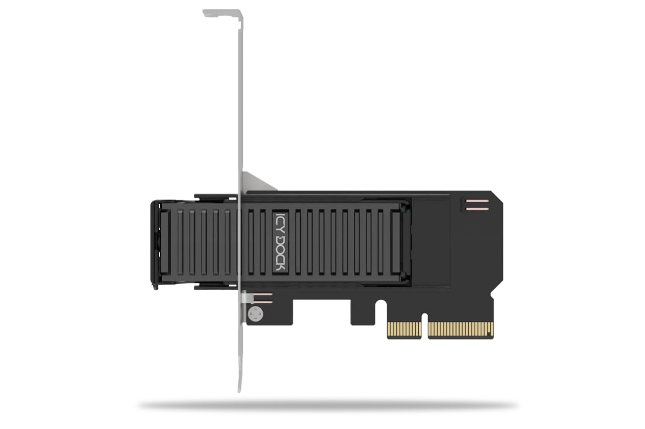 ICY DOCK Scheda adattatore rack mobile rimovibile da SSD M.2 NVMe a PCIe 4.0 x4 per slot di espansione PCIe - ExpressSlot Core MB305M4P-B
