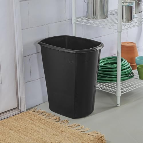 Caneca de basura plástica grande para cocina 10 galones miniatura 2