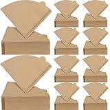 1000 Count Coffee Filters 2, Pour Over Cone V60 Coffee Filter Size 2 Unbleached Natural Paper Coffee Filter 2-4 Cup, Fits for Pour Over and Drip Coffee Maker Home, Coffee Shop, Small Business