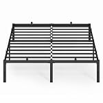 VASAGLE – VASAGLE Doppelbettgestell, Metallbett, 160 x 200 cm, Unterbe