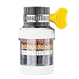 Filtro de agua avanzado de 6 capas para grifo de cocina y baño, compatible con 16 salidas de 22 mm