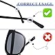 Qianyu 16 Paar Antirutsch Silikon Brillen Ohrpolster Ring, Weiche Brillen Halterung Transparent Brillenhalter Eye Glas Ohr Greifer Gläser Ohr Pads Zubehör für Sonnenbrillen Lesebrillen Brillenbügel