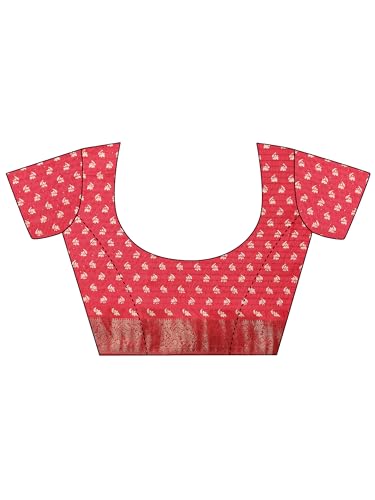Image of Libas Printed Silk Blend Saree for Women With Unstitched Blouse Piece | Traditional Saree for Festive & Wedding