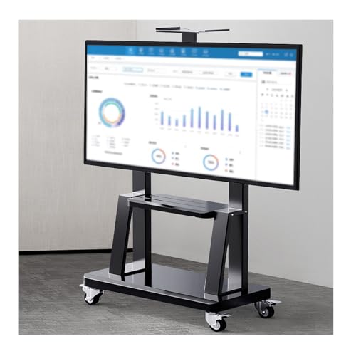 HBOOMOEM �ړ������j�^�[�X�^���h �A�Ǌ񂹃e���r�X�^���h �L���X�^�[�t���A�e���r�X�^���h �n�C�^�C�v tv�X�^���h�A���r���O���[���A�Q���A�I�t�B�X�A���O�ł̎g�p�ɓK���Ă��܂��B(C 50-100in)