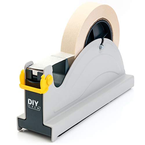 Tape Dispenser Desk - Weighted Tape Dispenser, Easy One Hand Operation - Tape Holder (1 inch Tape)