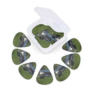 Pack de 12 médiators Loon Nature Bird médiators pour guitare électrique guitare acoustique diverses guitares - Les Beatles, Paul McCartney, John Lennon, RIngo Starr, George Harrison Pack de 12 médiators Loon Nature Bird médiators pour guitare électrique guitare acoustique diverses guitares – Image 5