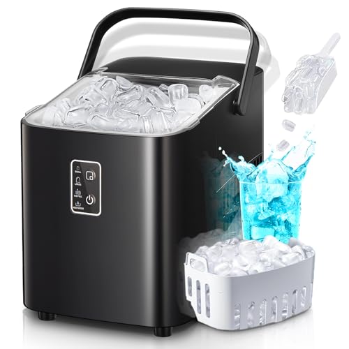 Máquina para hacer hielo 30 lbs/24h compacta miniatura 1