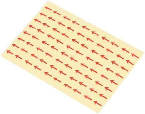 Red Arrow Dot Stickers - 6400pcs Self Adhesive Labels For Inspection & Defect Marking