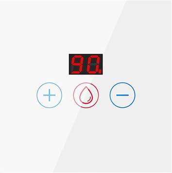 Smart Immersion Heater Timer Switch, 20A WIFI Smart Water Heater Timer Switch ith for Energy Monitoring, for Smart Wall Touch Boiler Switch with for Smart Life