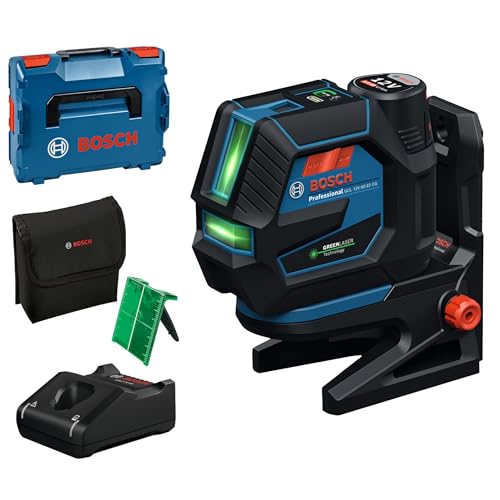 Bosch Professional laser combiné GCL 12V-50-22 CG (portée jusqu’à 50 m avec cellule de réception, Dual Power, Levelling Remote, support RM 20, GBA 12V 2.0Ah, GAL 12V-40, housse, L-BOXX 136)
