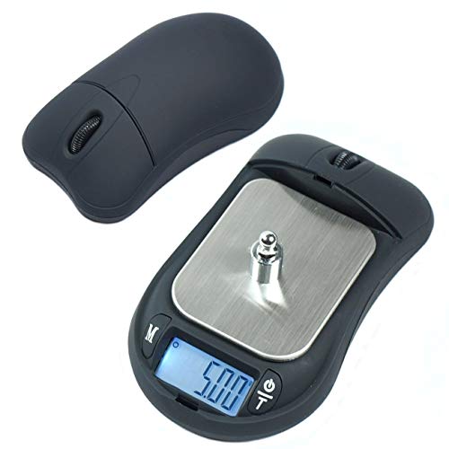 Báscula digital portátil forma de ratón precisión alta miniatura 1