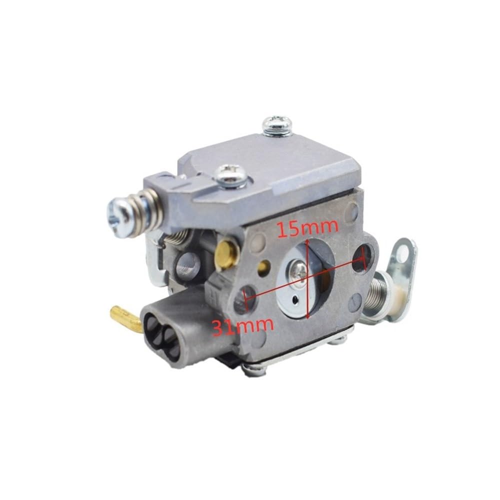 Carburador WT962 Compatible con Motosierra de Gasolina ZENOAH Komatsu 25CC 2500 G2500 con Tubo de cebador.