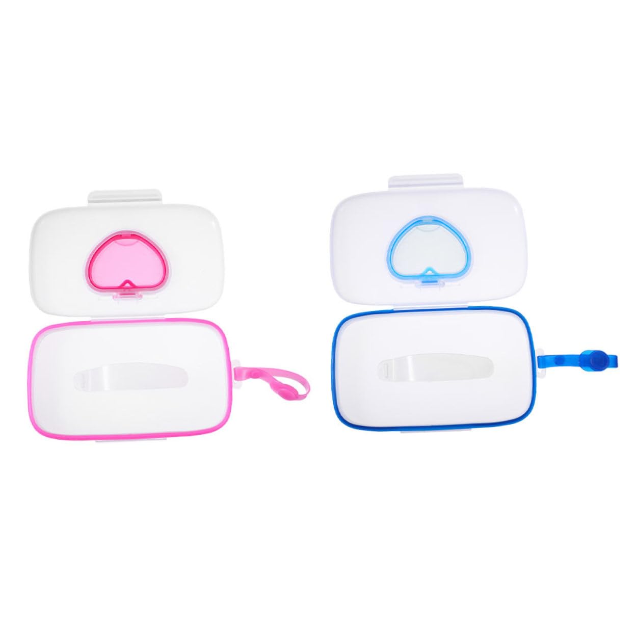 Toddmomy Wipe Dispenser Nursery Portable Wet Tissue Cases for Quick Cleanup Assorted