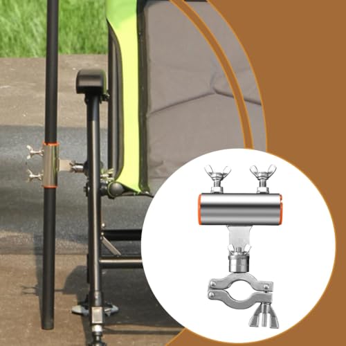 Support parasol de pêche inox durable pour chaise - 7