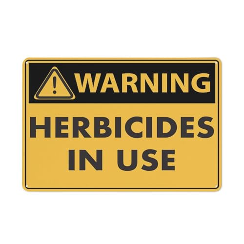 Warning Herbicides In Use Sign Safe Sign, Signs Outdoor, 12 ...