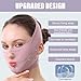 Chin Strap For Sleeping Face Lift, Double Chin Reducer, Reusable 3D V Line Lifting Mask, Graphene Breathable Lce Silk Face Lift Mask for Double Chin Reduction, Facial Contouring & Sagging Cheeks
