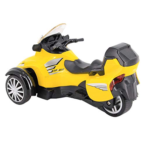 Vimoisa Kids Toys Car Pull Back Vehicles Music Lighting 1:16 Die Cast Racing Mini Motorcycle - Thumbnail 5