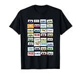 Cassettes des années 80/90. Idéal pour les mélomanes, les musiciens, les DJ ou qui collectionnent des objets vintage. C'est aussi un cadeau parfait pour tout nostalgique des années 70, 80, 90 ou qui possède encore une radio où ils écoutent des cassettes.