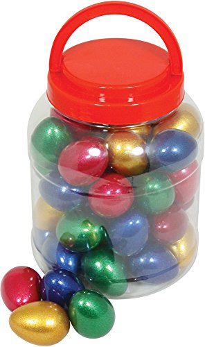 Percussion Plus PP3099 Colourful Sparkle Egg Shakers (Pack of 40)
