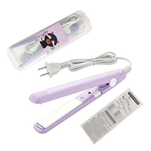 Mini Hair Straightener Hair Flat Iron 100-240V 20W US Plug Hair Flat Iron...