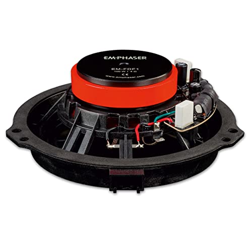 EMPHASER EM-FDF1 – Lautsprecher Set kompatibel mit Ford Transit, Transit Custom und plattformverwandten Tourneo Modelle, 16,5 cm Plug & Play Soundsystem, 2 Wege Kompo