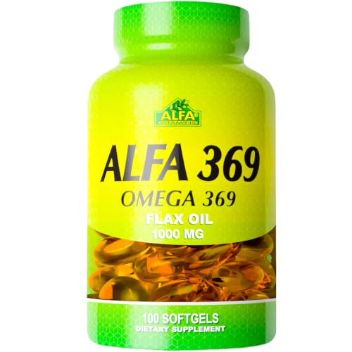 ALFA VITAMINS Alfa 3-6-9 1000 mg, 100 Count
