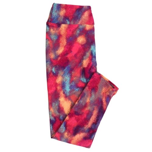 Lularoe Kids Sm-Med S/M Abtract Batik Dye Leggings fits Kids Sizes 2-6 1506-A48-130258 Multicoloured