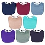 MYZIDEA Baby Bibs 8-Pack Baby Bandana Drool Bibs for Boys Girls Stuff,Newborn Toddler Bibs Organic...