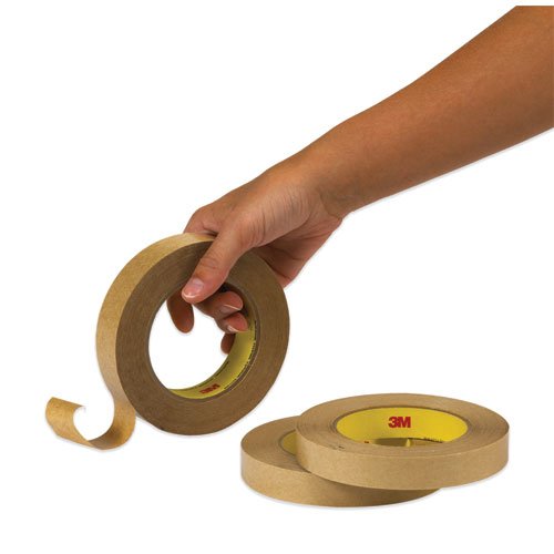 3M 465 Adhesive Transfer Tape, Clear 1" Wide x 60 Yards Long, 2.0 Mil (Pack of 1)