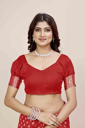 Image of Shasmi Women's Banarasi Saree Pure Kanjivaram Silk Saree Soft new ladies 2025 Design Wear Pattu Sarees Party Sari collections With Blouse Piece for Wedding sadi (PARI-218)