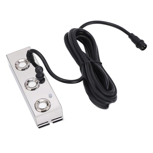 Luocute Ultrasonic Mist Maker Fogger, 3 Heads Mist Maker, 1500ml 1.5KG Mist Maker Fogger with Buoy IP67 Power Supply for Pond Garden Lawn, Rockery Greenhouse Decoration