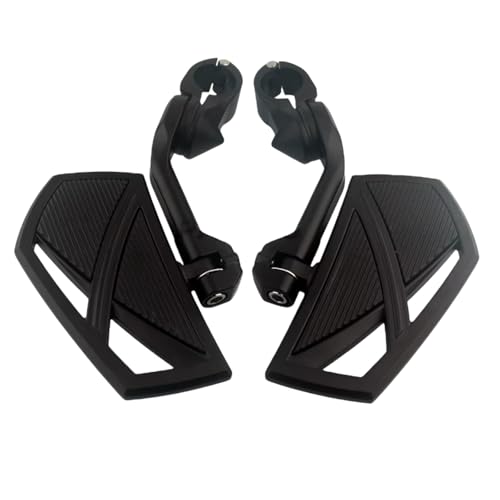 Repose-pieds de protection moteur noir pour motos Road King et Street Glide (Grand modèle)